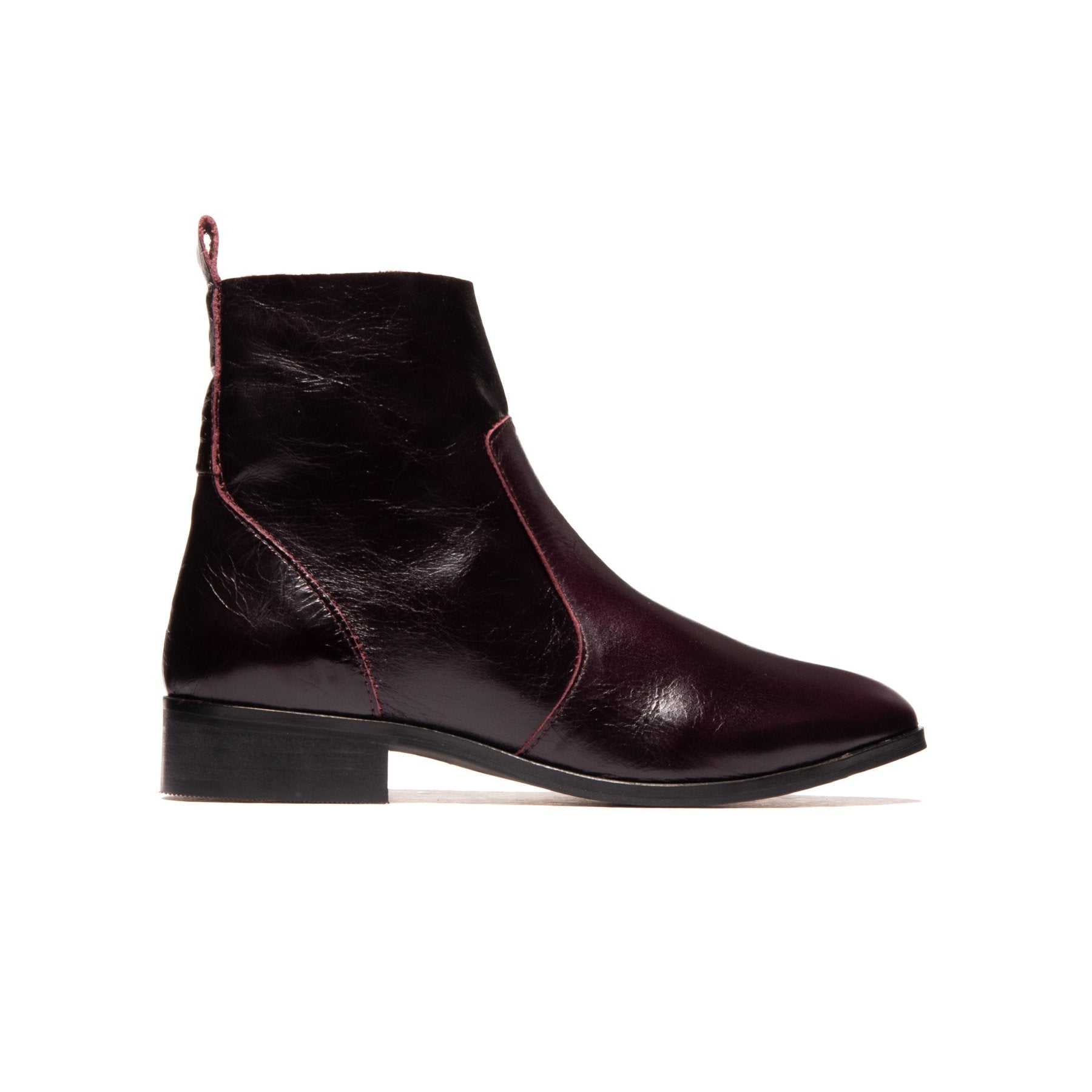 Office burgundy outlet ankle boots