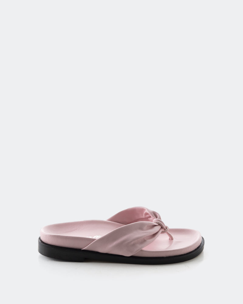 Pink velvet sale slides