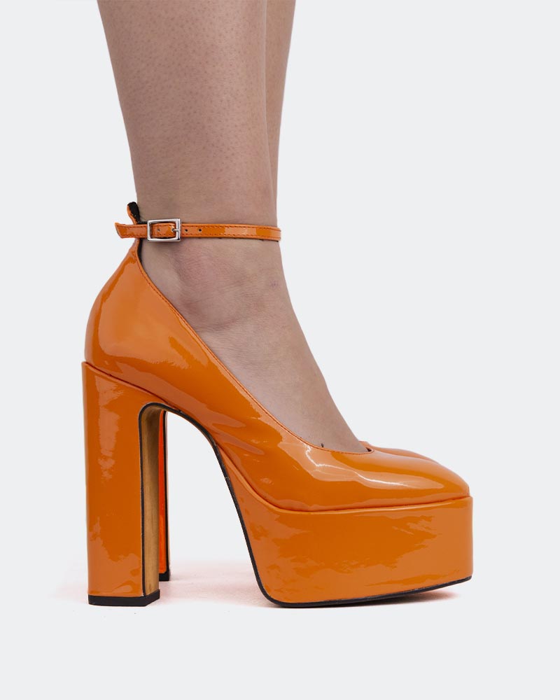 Boneca Orange Patent – L'INTERVALLE - Main Image