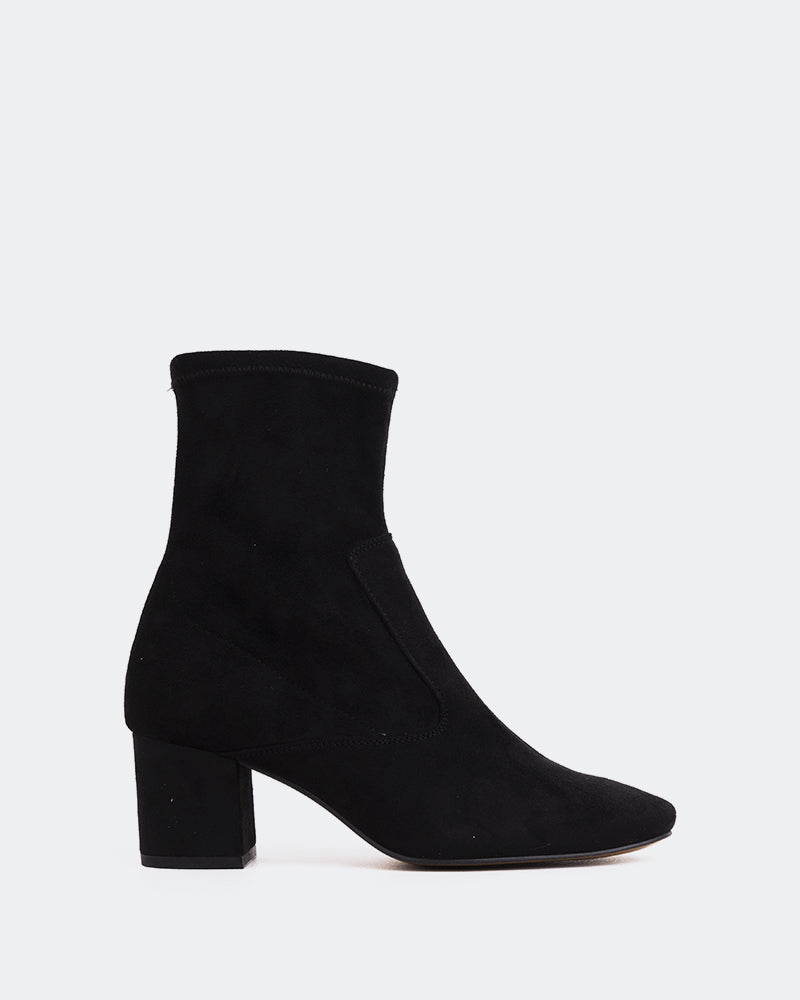 Stretch suede clearance ankle boots