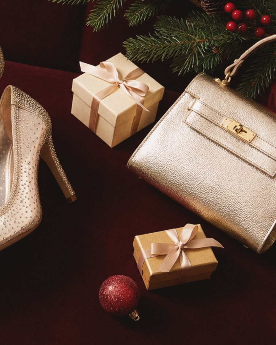 Vance Gold Metal Leather