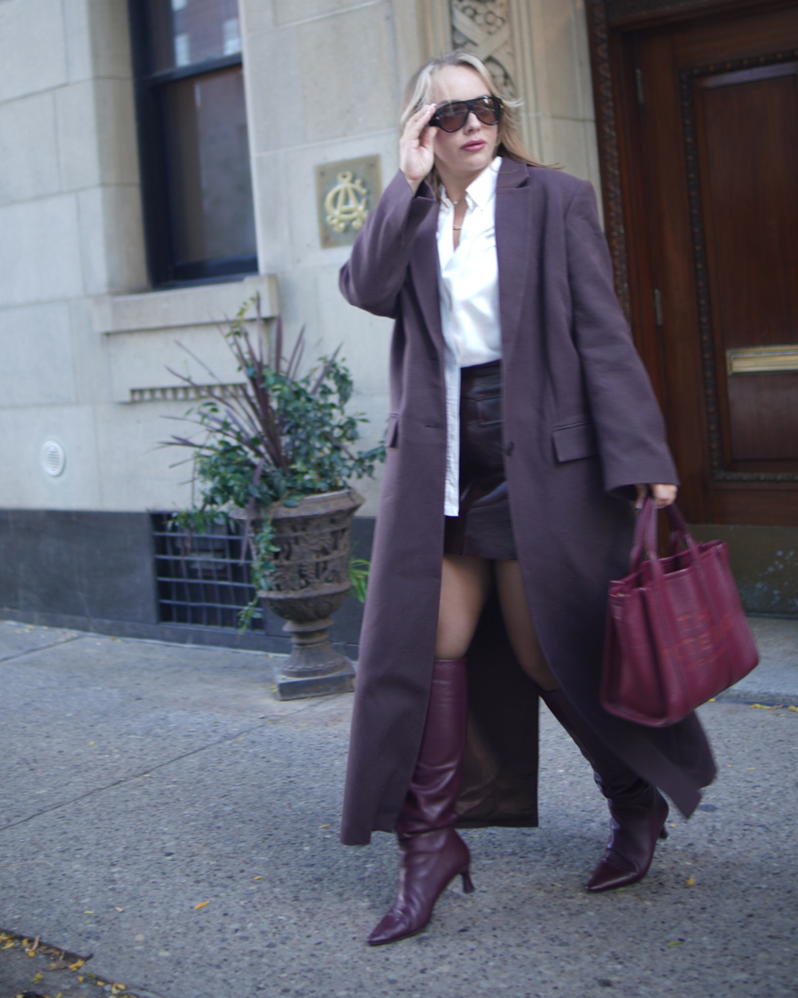 Sorene Burgundy Leather