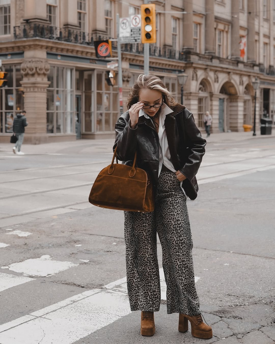 Ursuline Brown Suede