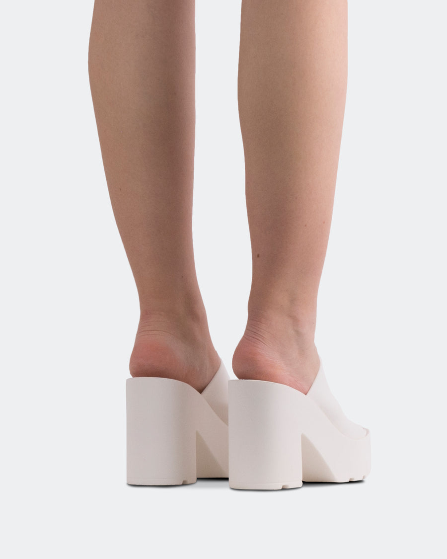 L'INTERVALLE Carangi Sandales pour femmes Casual Plateforme Blanc  Lycra 