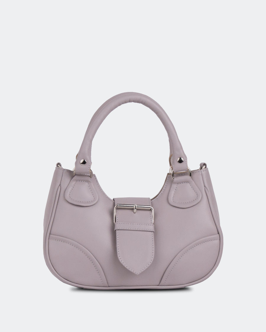 L'INTERVALLE Cosmica Women's Handbag Shoulder Bag Grey Leather