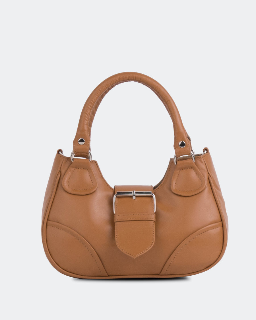 L'INTERVALLE Cosmica Women's Handbag Shoulder Bag Tan Leather