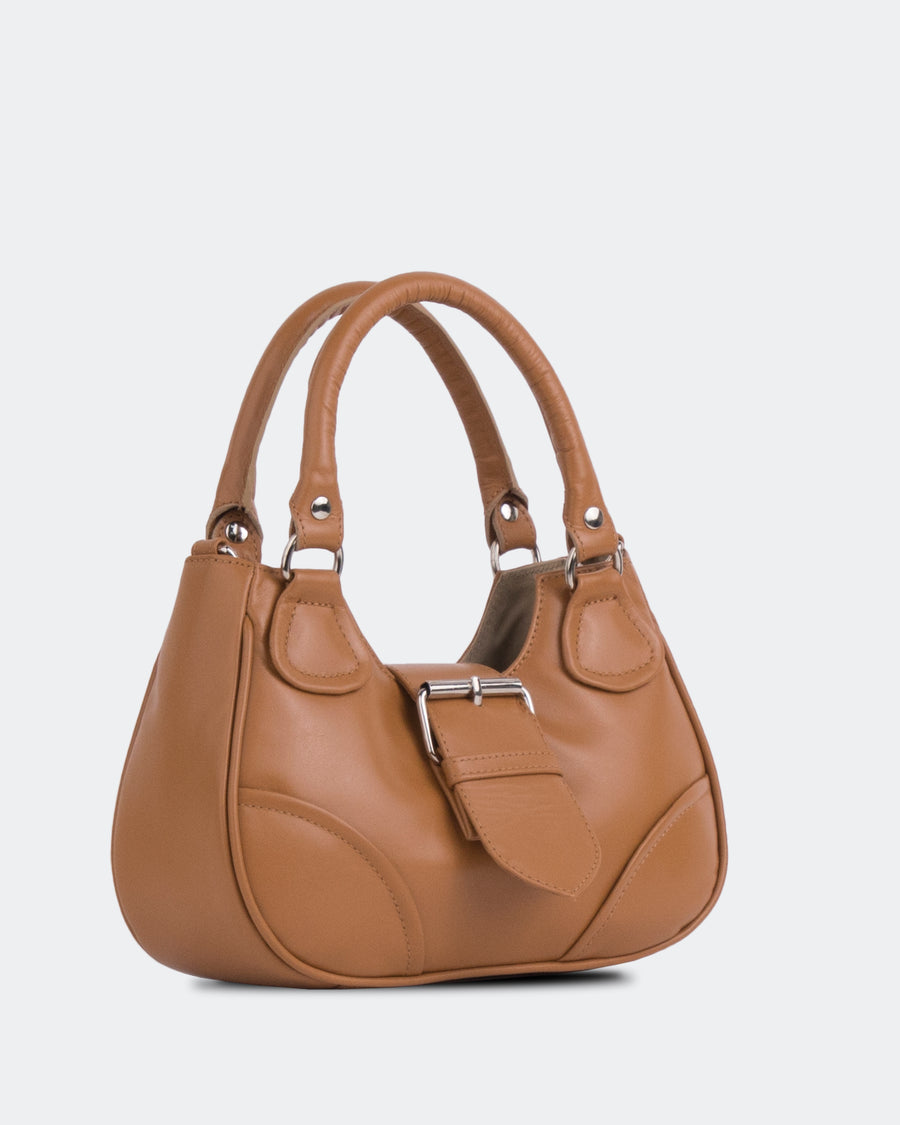 L'INTERVALLE Cosmica Women's Handbag Shoulder Bag Tan Leather