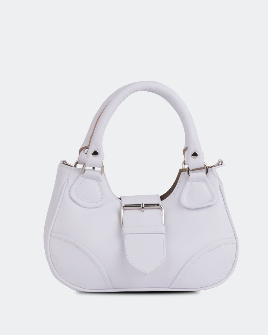 L'INTERVALLE Cosmica Women's Handbag Shoulder Bag White Leather