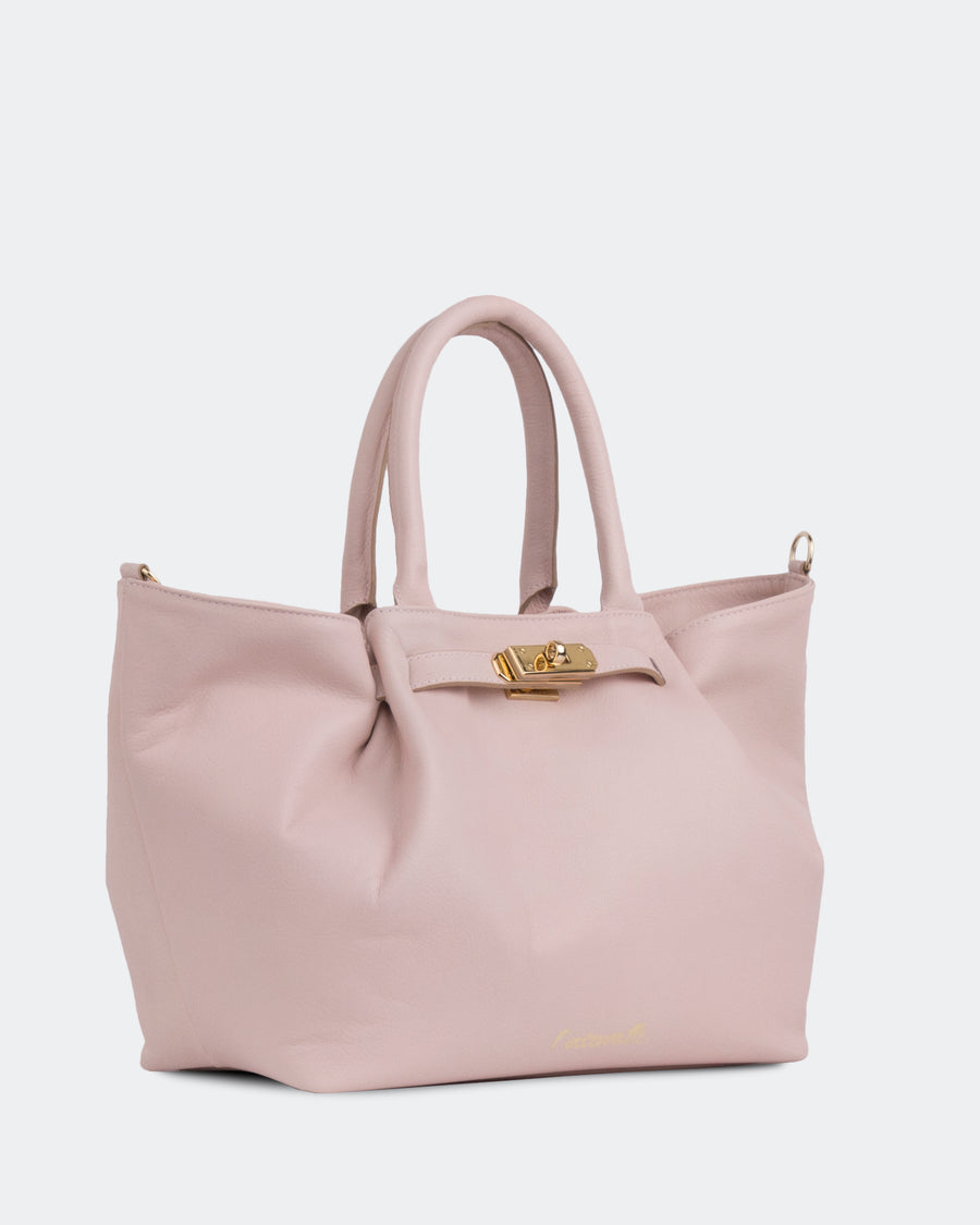 L'INTERVALLE Emelie Women's Handbag Shoulder Bag Nude Leather