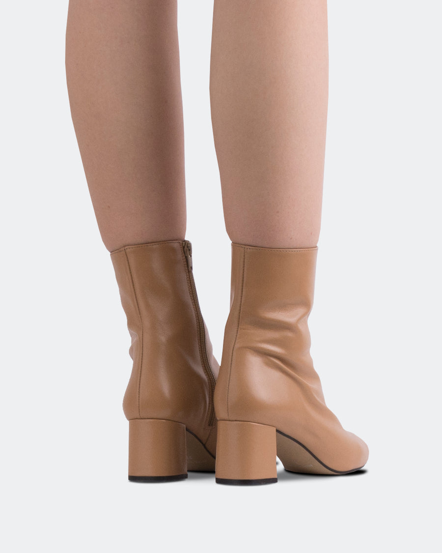 L'INTERVALLE Norlyn Bottines pour femmes Bottines Ocre Cuir