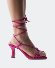 Manola Fuchsia Leather - Pink / 37