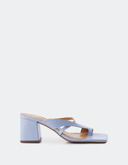 Barriada Pâle Bleu  Cuir - Bleu / 37