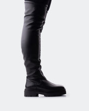 Calabria Black Leather - Black / 36