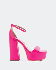 Adriene Fucshia Leather - Pink / 37 / Leather