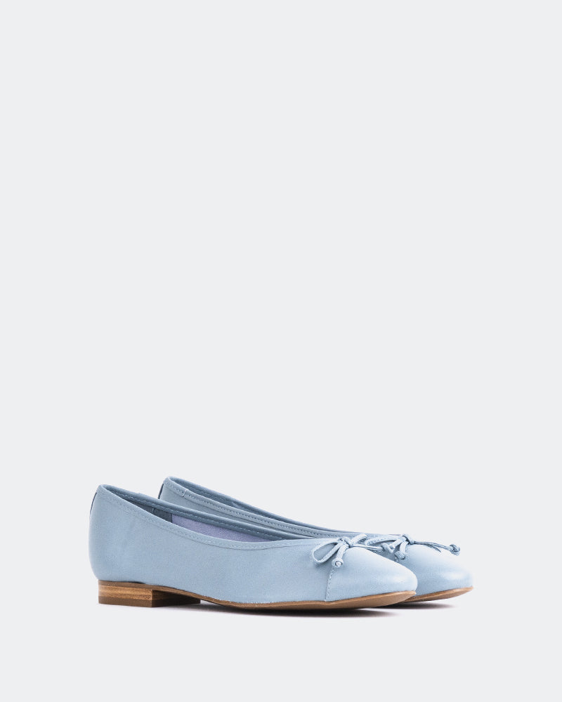 L'INTERVALLE Alona Chaussures pour femmes Ballerine Bleu Cuir