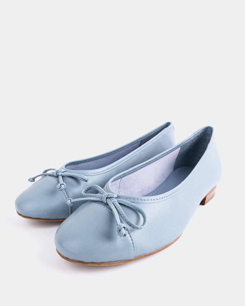 L'INTERVALLE Alona Women's Shoe Ballerina Blue Leather