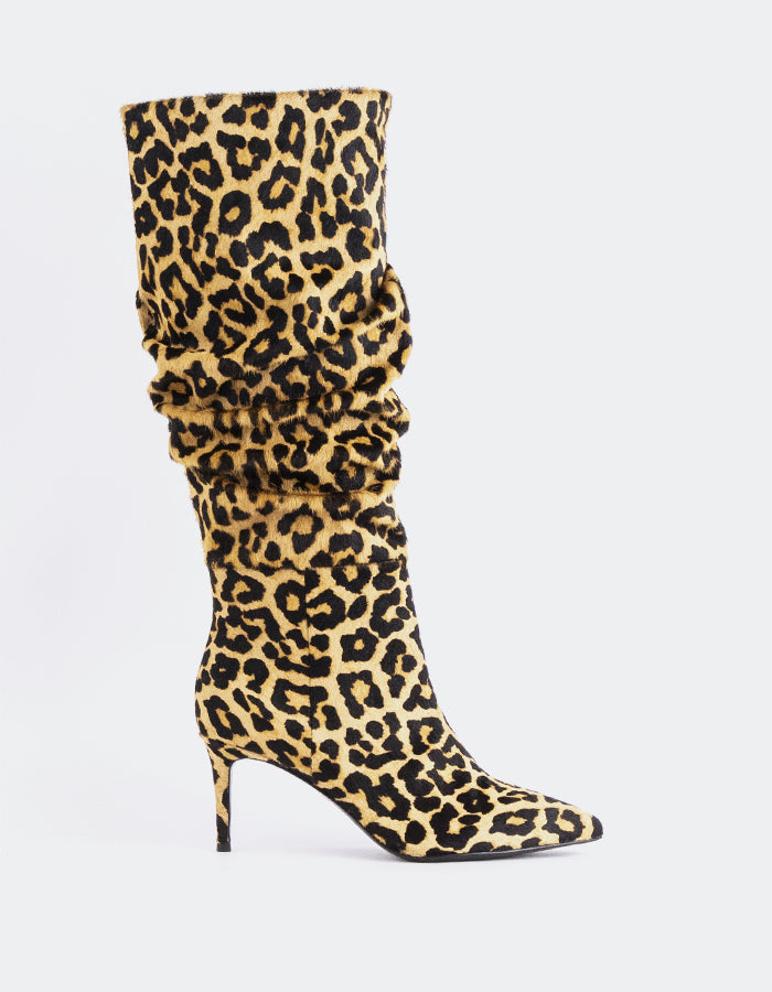 L'INTERVALLE Altair Women's Tall Boots Leopard Pony