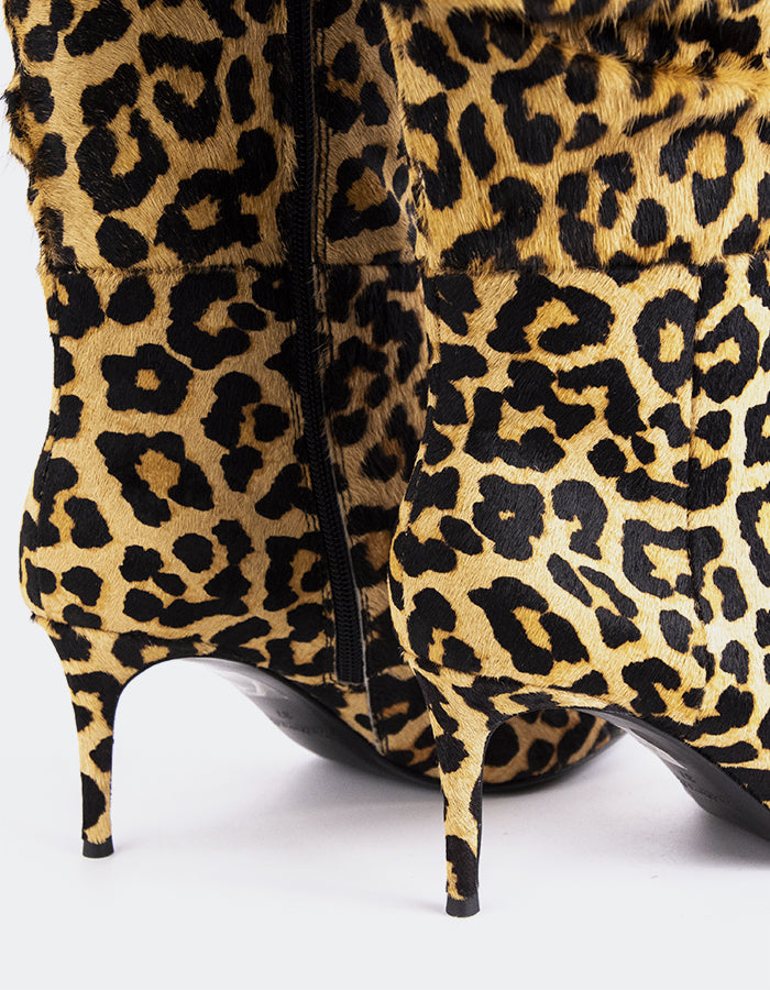 L'INTERVALLE Altair Women's Tall Boots Leopard Pony
