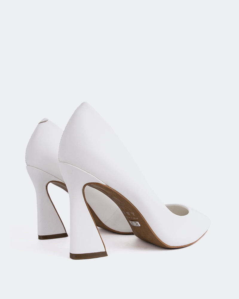 L'INTERVALLE Amanda Women's Shoe High Heel Pumps White Leather