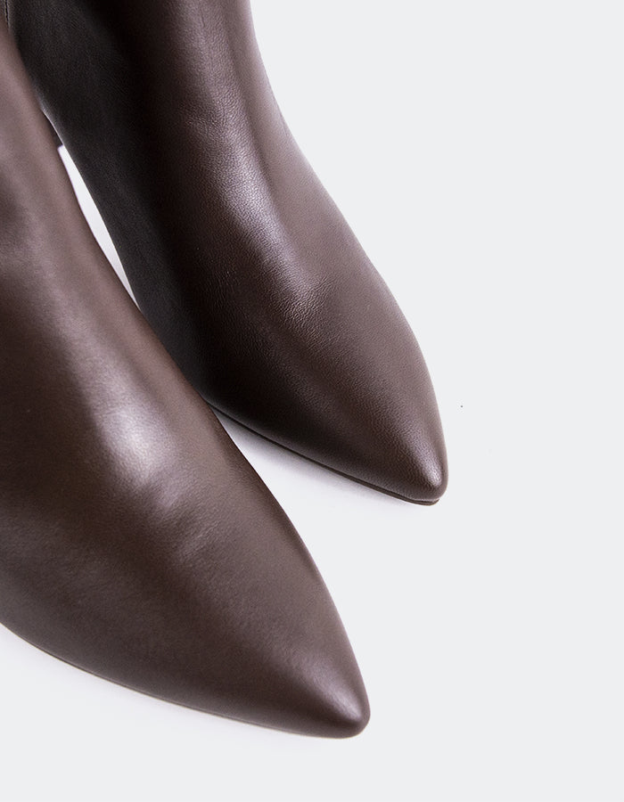 L'INTERVALLE Belforte Bottes hautes pour femmes Brun