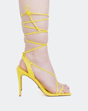 Boudoir Yellow Leather - Yellow / 36