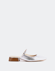 Calantha Silver Leather - Silver / 37 / Leather