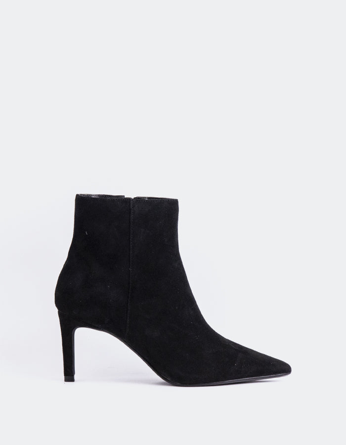L'INTERVALLE Cardiff Bottines pour femme Noir Suède