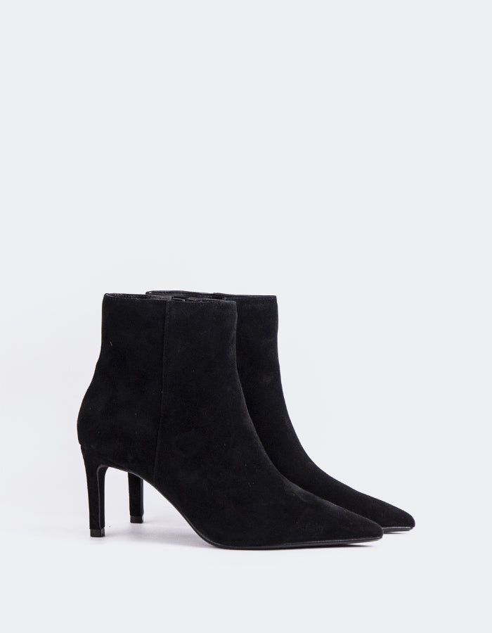 L'INTERVALLE Cardiff Bottines pour femme Noir Suède