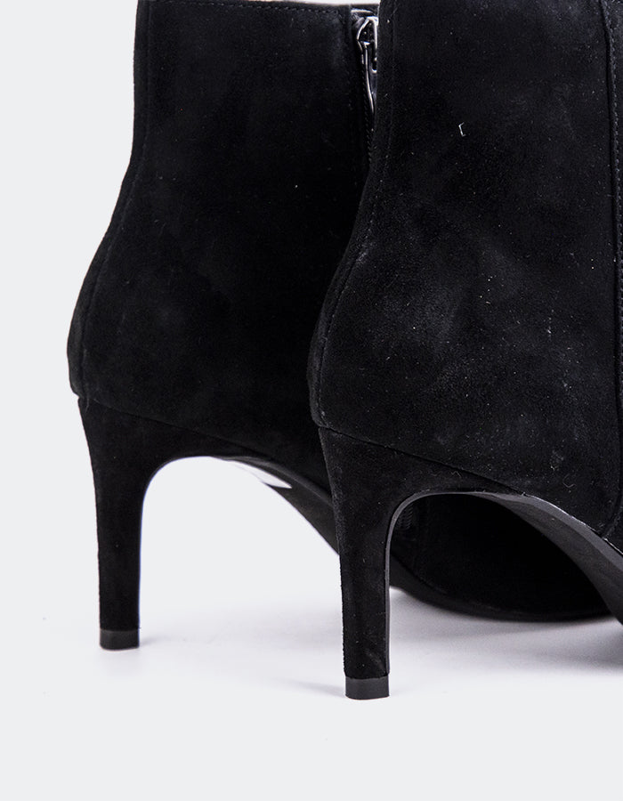 L'INTERVALLE Cardiff Bottines pour femme Noir Suède