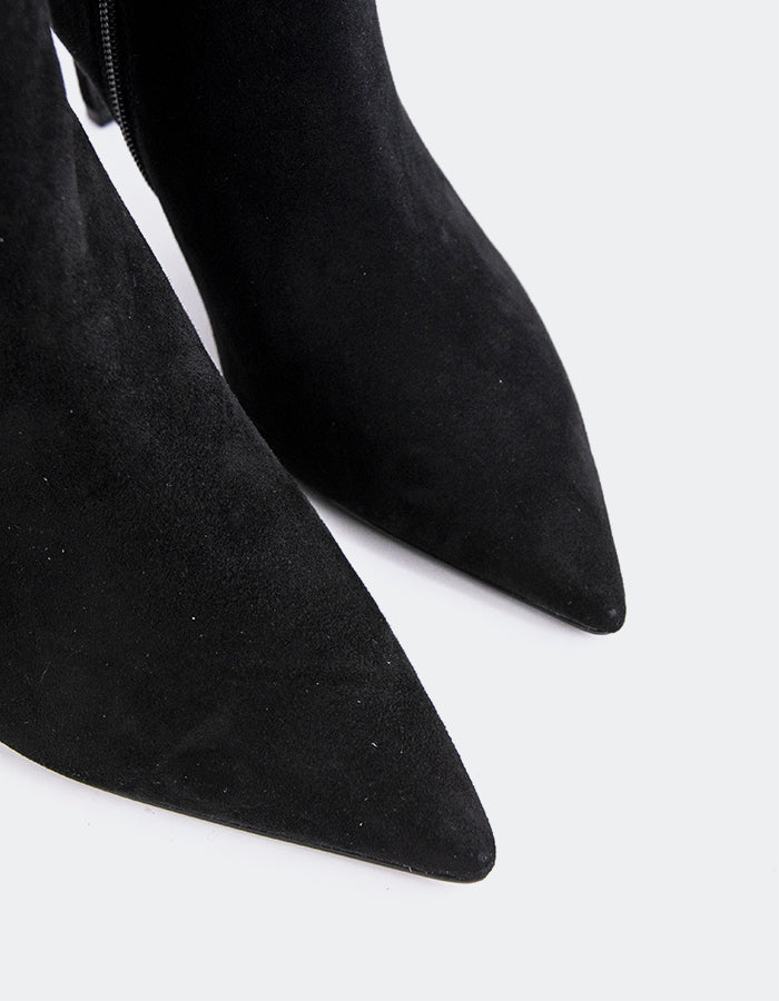 L'INTERVALLE Cardiff Bottines pour femme Noir Suède