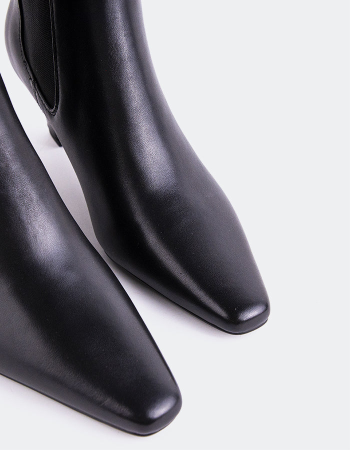 SHELLY SHEN Cartago Women's Ankle Boots Black Leather