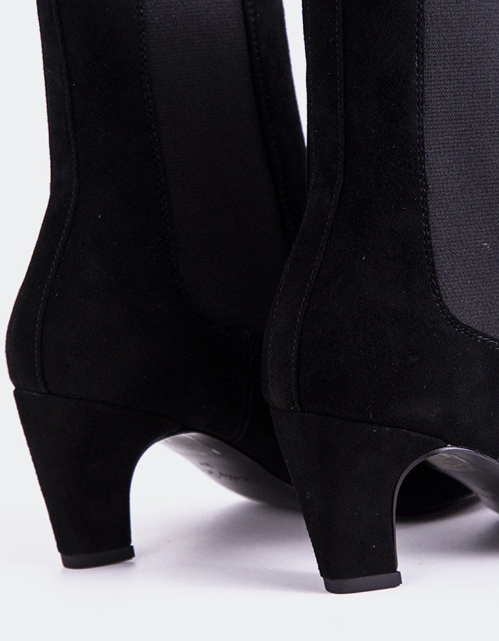SHELLY SHEN Cartago Bottines pour femmes Noir Suède