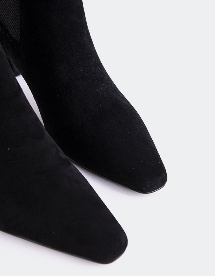 SHELLY SHEN Cartago Bottines pour femmes Noir Suède