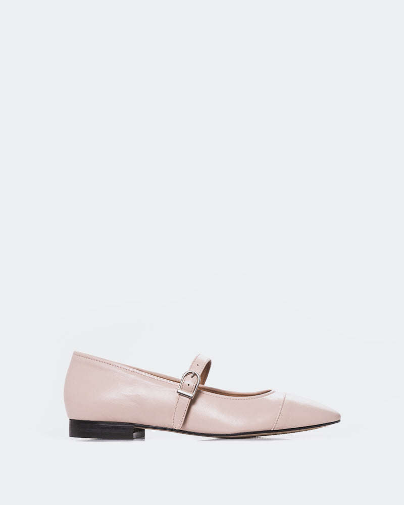 L'INTERVALLE Causeway Chaussures pour femmes Mary Jane Nu Cuir
