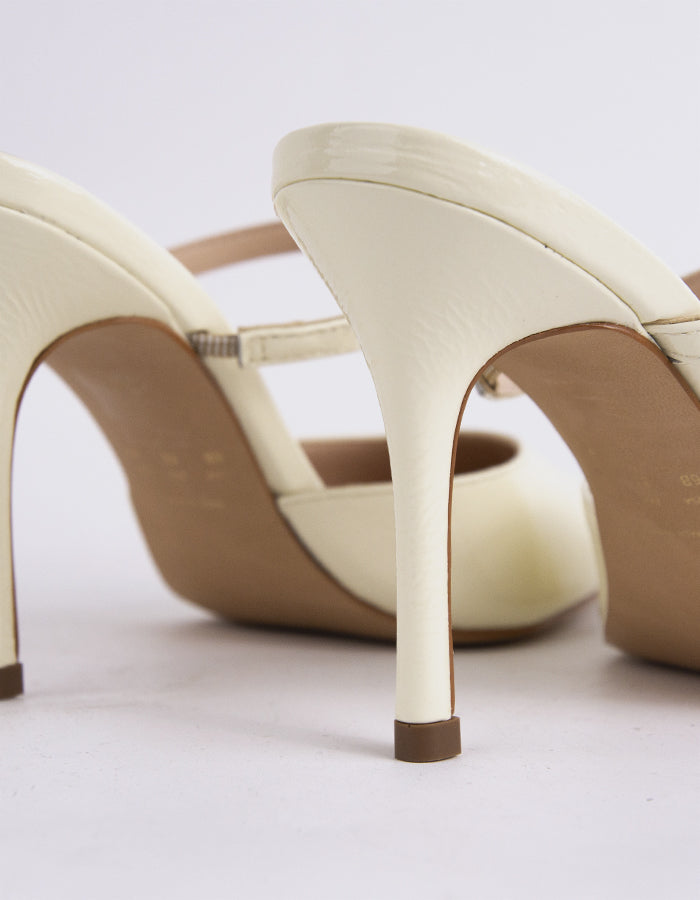 L'INTERVALLE Celandine Chaussures à talons hauts pour femmes Blanc Cassé Naplack