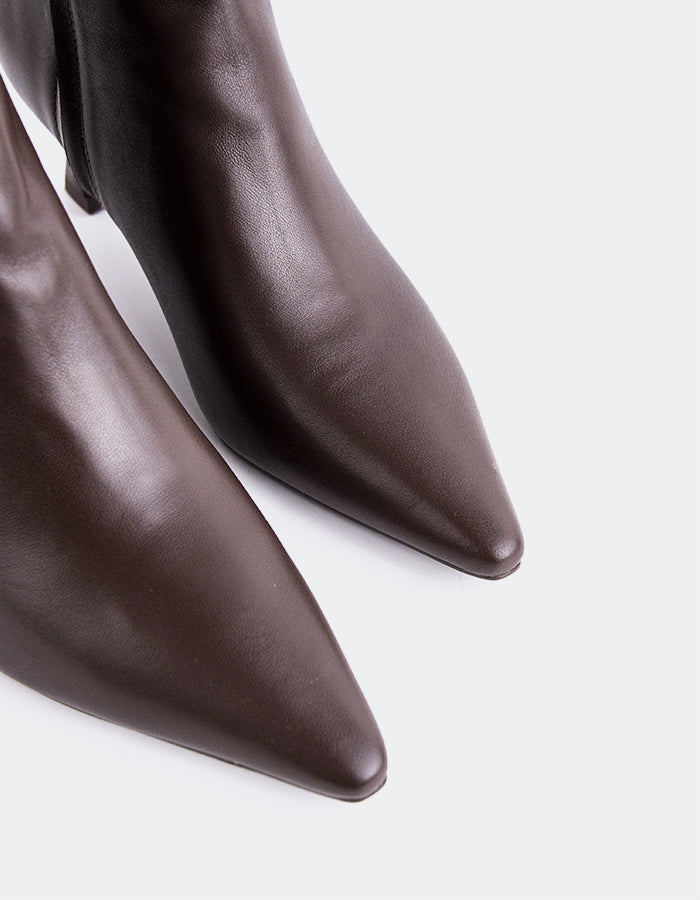 L'INTERVALLE Corinne Bottines pour femme Brun