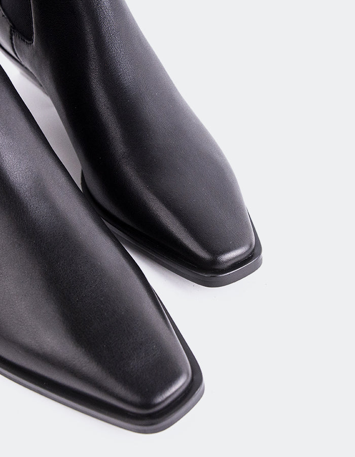 L'INTERVALLE Cygnus Bottines Chelsea pour femme Noir