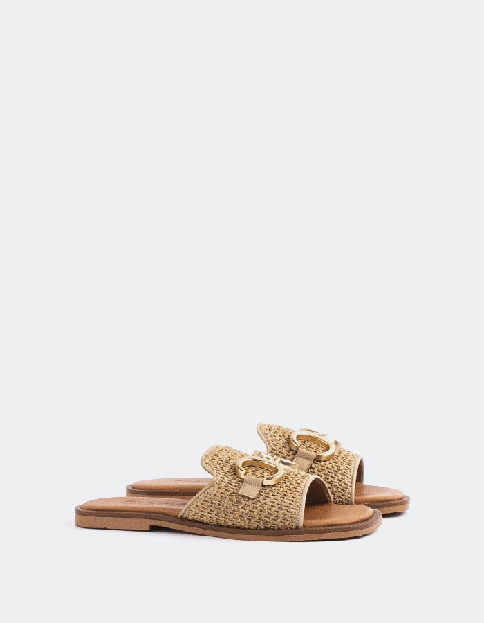 Dauphine Camel Raffia