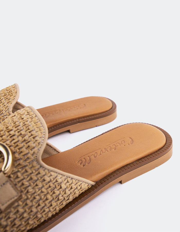 Dauphine Camel Raffia