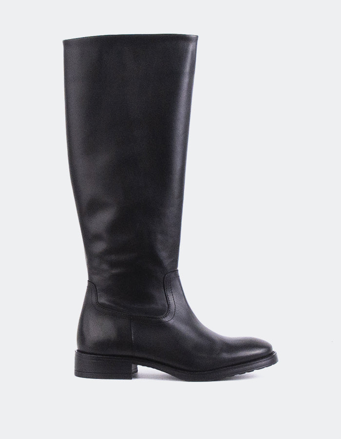 L'INTERVALLE Delorre Bottes pour femmes Bottes à tige haute  Noir  Cuir (7139460350032)