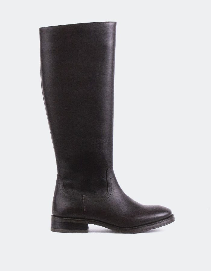 L'INTERVALLE Delorre Bottes pour femmes Bottes à tige haute  Brun  Cuir (7139460317264)