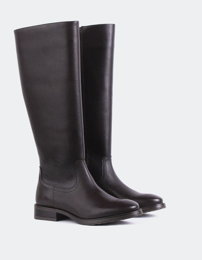 L'INTERVALLE Delorre Bottes pour femmes Bottes à tige haute  Brun  Cuir (7139460317264)