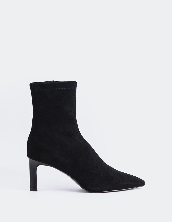 L'INTERVALLE Deneb Bottines pour femme Noir Suède