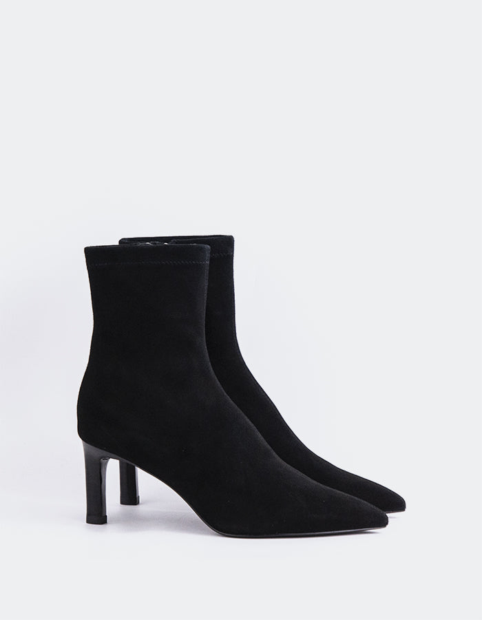 L'INTERVALLE Deneb Bottines pour femme Noir Suède