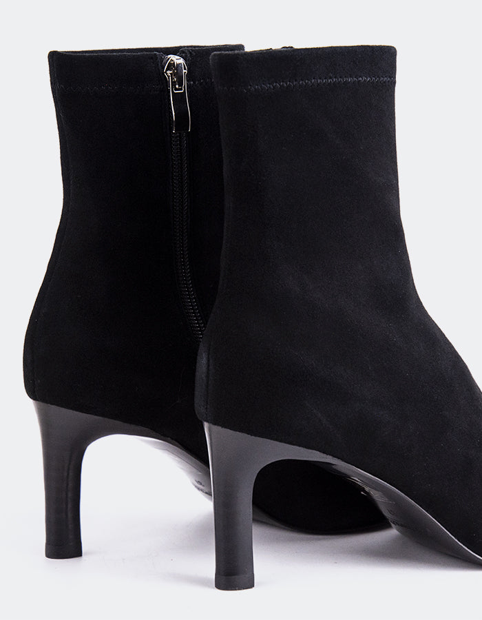 L'INTERVALLE Deneb Bottines pour femme Noir Suède
