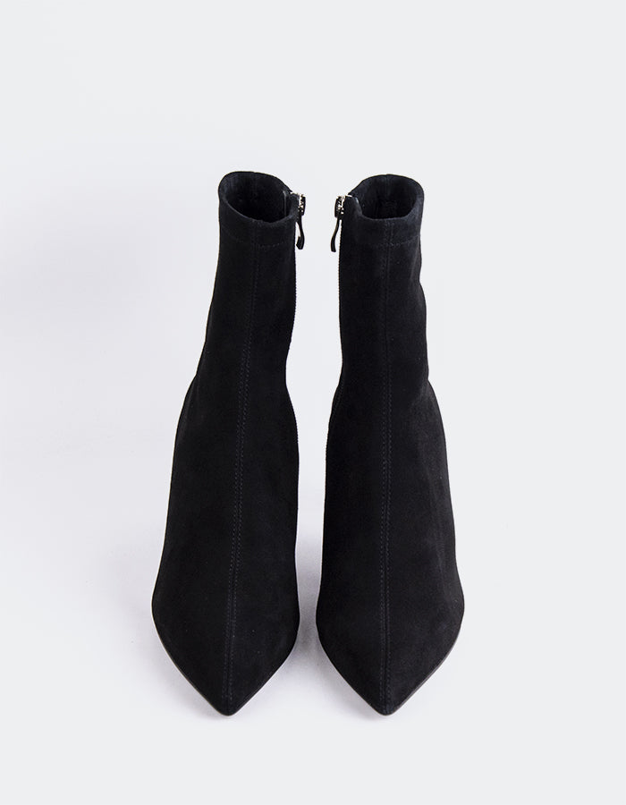 L'INTERVALLE Deneb Bottines pour femme Noir Suède