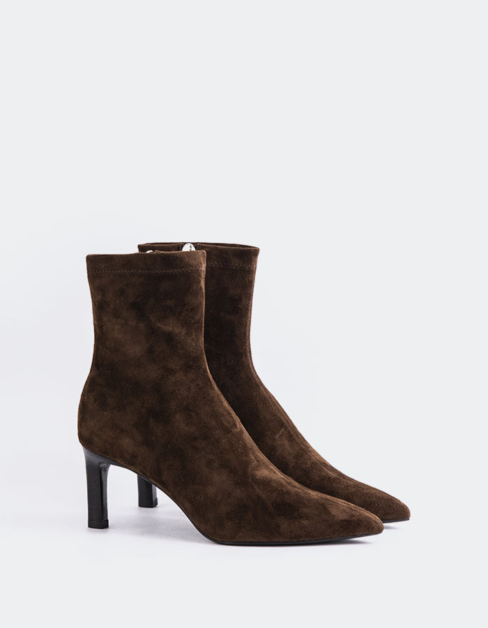 L'INTERVALLE Deneb Bottines pour femme Brun Suède