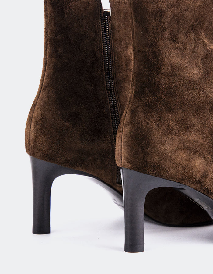 L'INTERVALLE Deneb Bottines pour femme Brun Suède