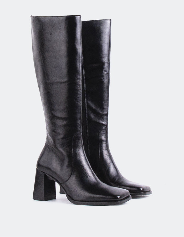 L'INTERVALLE Elland Women's High Shaft Boots Black Leather