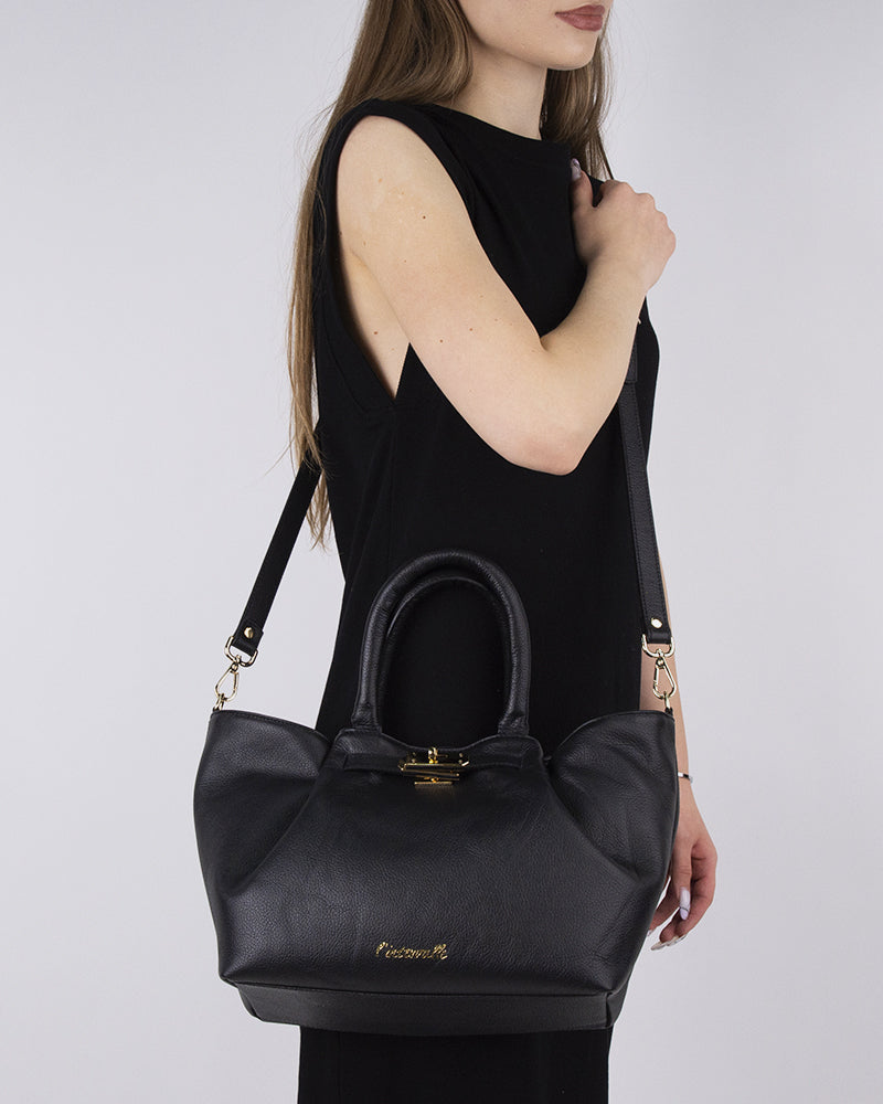 Emelie Black Leather